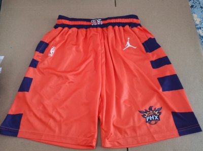 NBA Phoenix Suns fashion design shorts orange imprimé